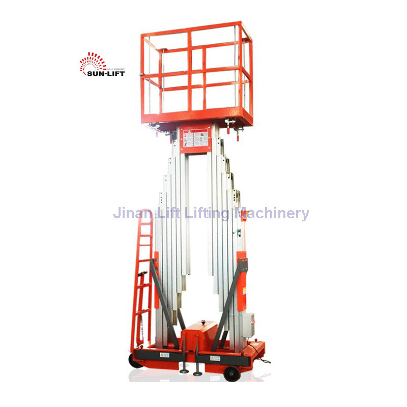 China Factory aluminum alloy mobile electric scaffolds lift hydraulic portable telescopic lift price with CE ISO