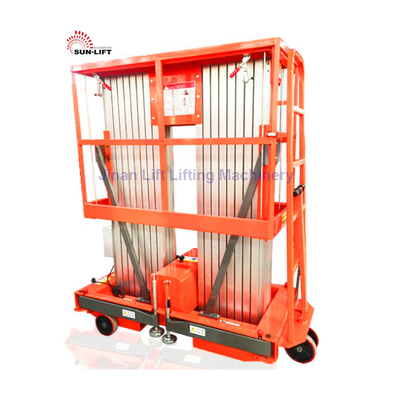 China Factory aluminum alloy mobile electric scaffolds lift hydraulic portable telescopic lift price with CE ISO