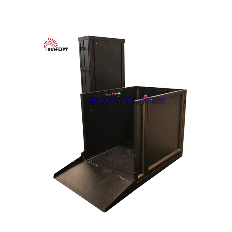 1-10m hydraulic elevator lift small home vertical house lift elevator with Cabin