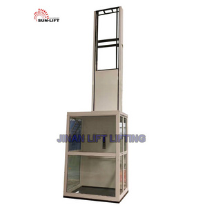 1-10m hydraulic elevator lift small home vertical house lift elevator with Cabin