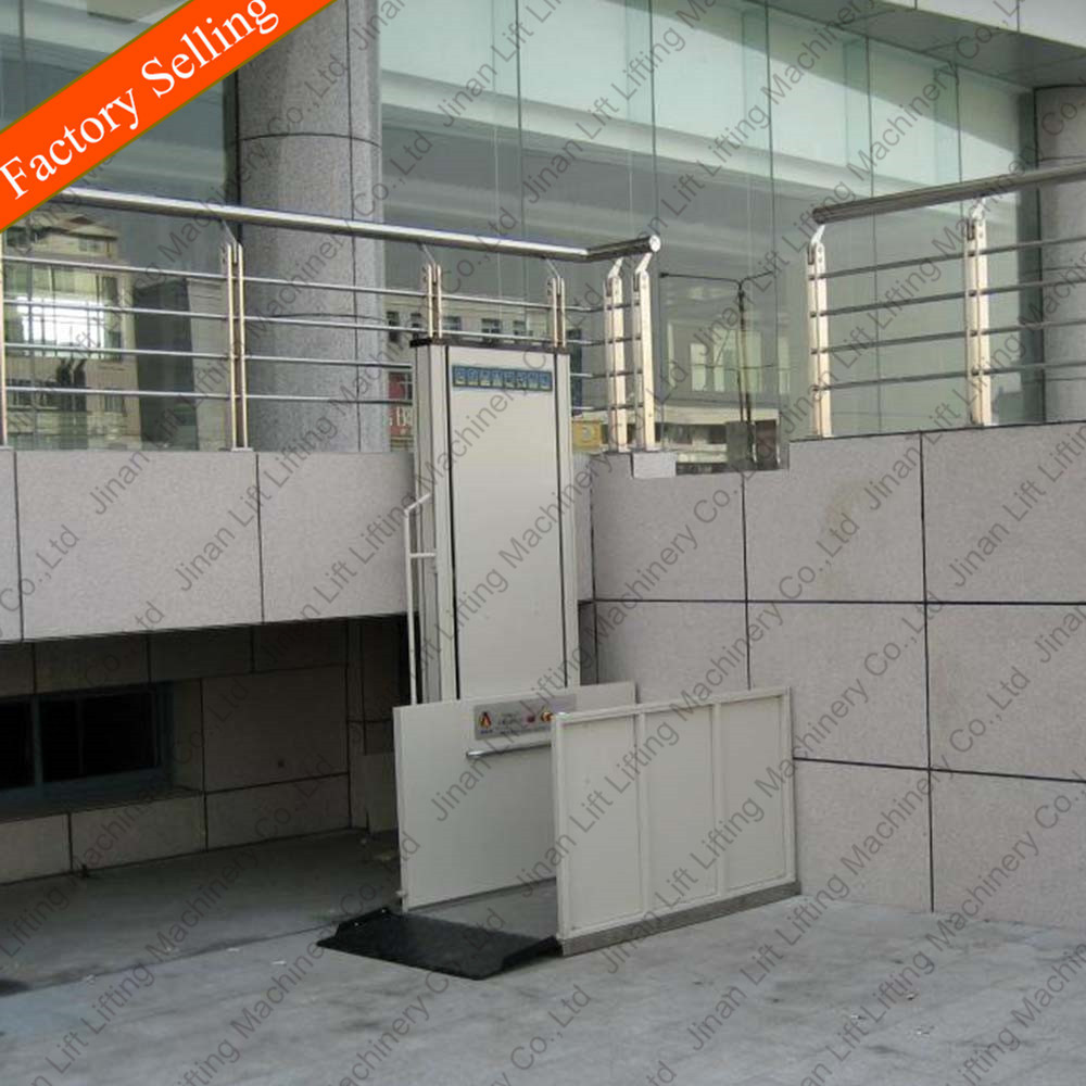 Vertical small elevator lift outdoor wheelchair lift for disabled