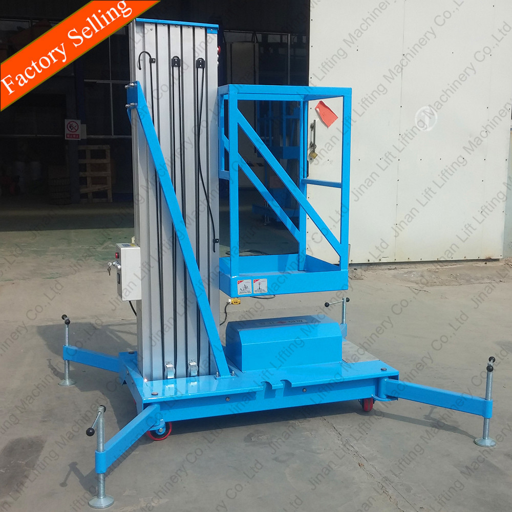 China Factory electric man lift hydraulic lift for painting aluminum electric lift platform for sale