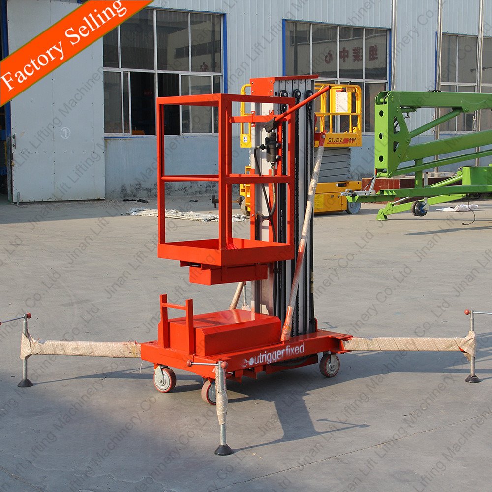 China Factory electric man lift hydraulic lift for painting aluminum electric lift platform for sale