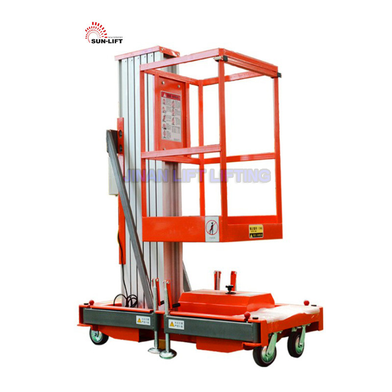 China Factory aluminum alloy mobile electric scaffolds lift hydraulic portable telescopic lift price with CE ISO