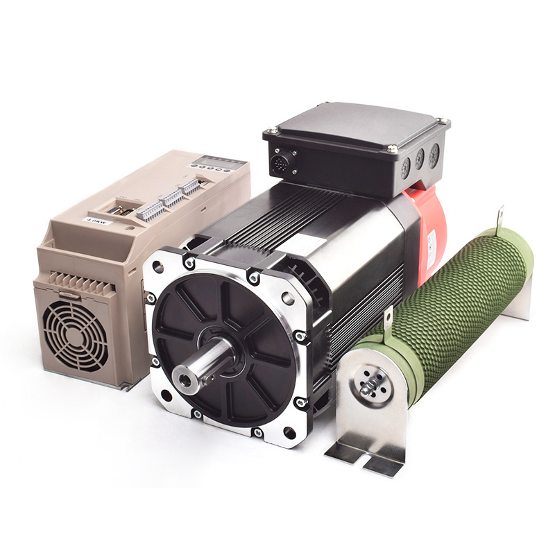 whole set 90mm 6000rpm belt drive cylinder cnc spindle mige servo motor bt30 spindle mil bt 30 cnc belt drive spindle