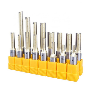 Arden Cnc Router Bit Woodworking Cutting Tools 2 Flute Straight Groove Cutter Flush Trim Bit Wood Turning Carbide Milling Cutter