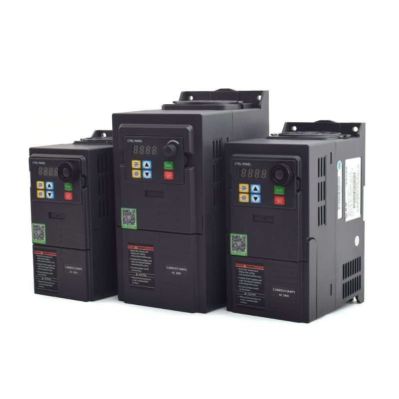 LIHAN 0.75KW-11KW 220v/380v Small Power Vfd  inverter drive 3phase mini high Frequency Inverter