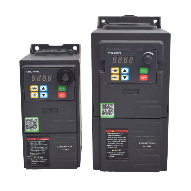 LIHAN 0.75KW-11KW 220v/380v Small Power Vfd  inverter drive 3phase mini high Frequency Inverter