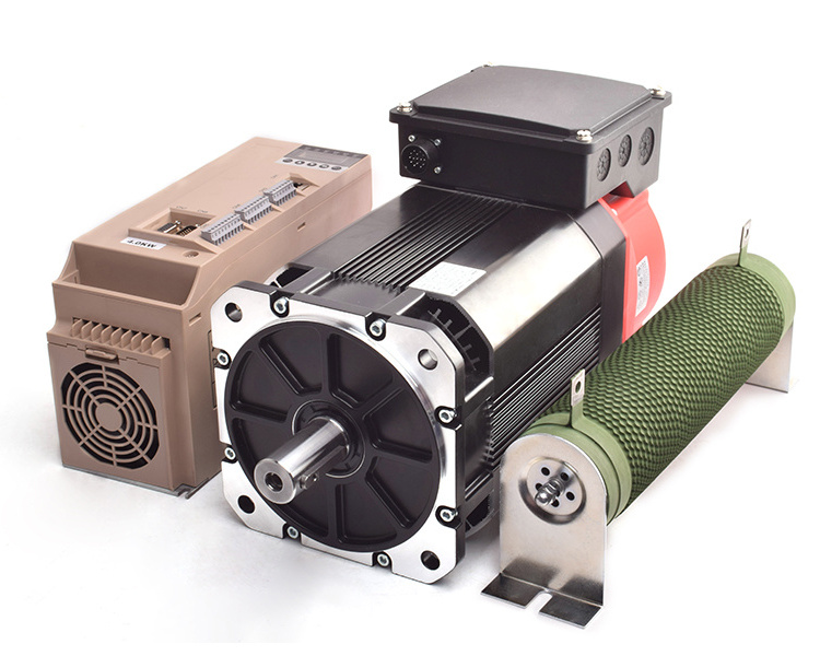 mige 2.2kw 3.7kw 8000rpm high torque servo motor kits cnc spindle servo motor for cnc drive ac Servo high torque spindle Motor