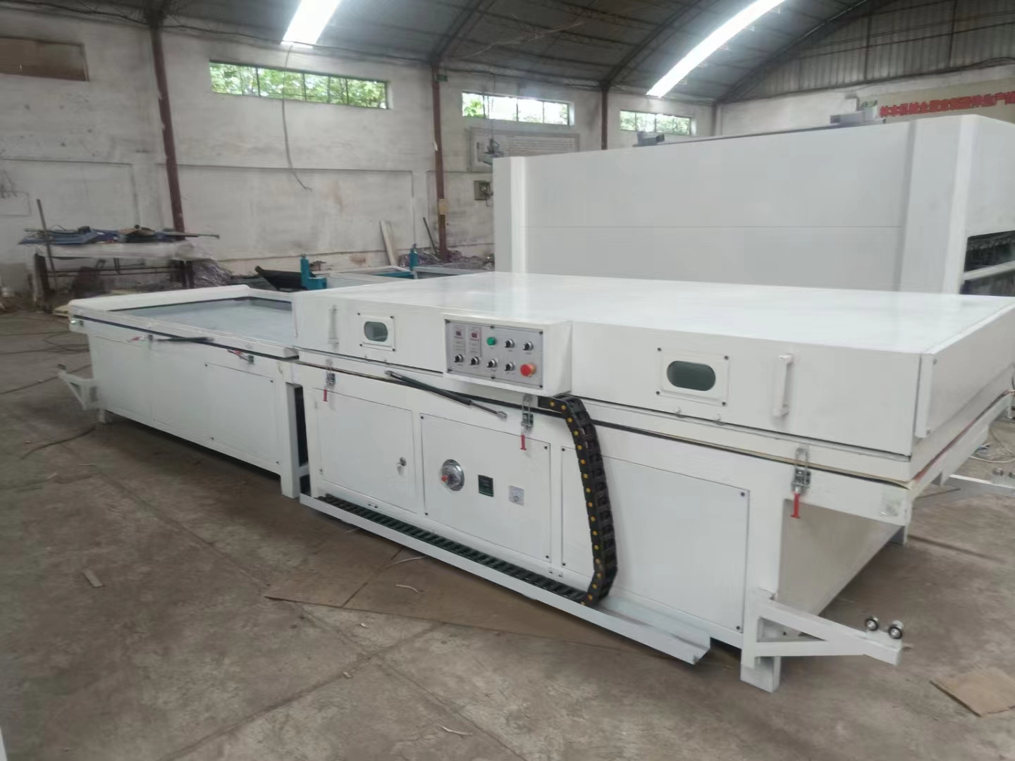 Woodworking machine pvc foil vacuum membrane press machine semi-automatic wood door PVC covering hot press machine