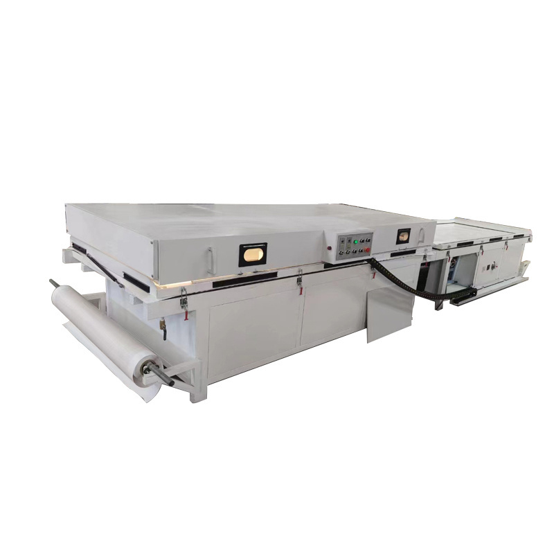 Woodworking machine pvc foil vacuum membrane press machine semi-automatic wood door PVC covering hot press machine