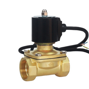 2W-400-40 220V 1.5 inch brass waterproof pneumatic solenoid control valve