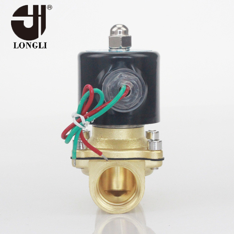 2W-200-20 low pressure solenoid control brass drain valve