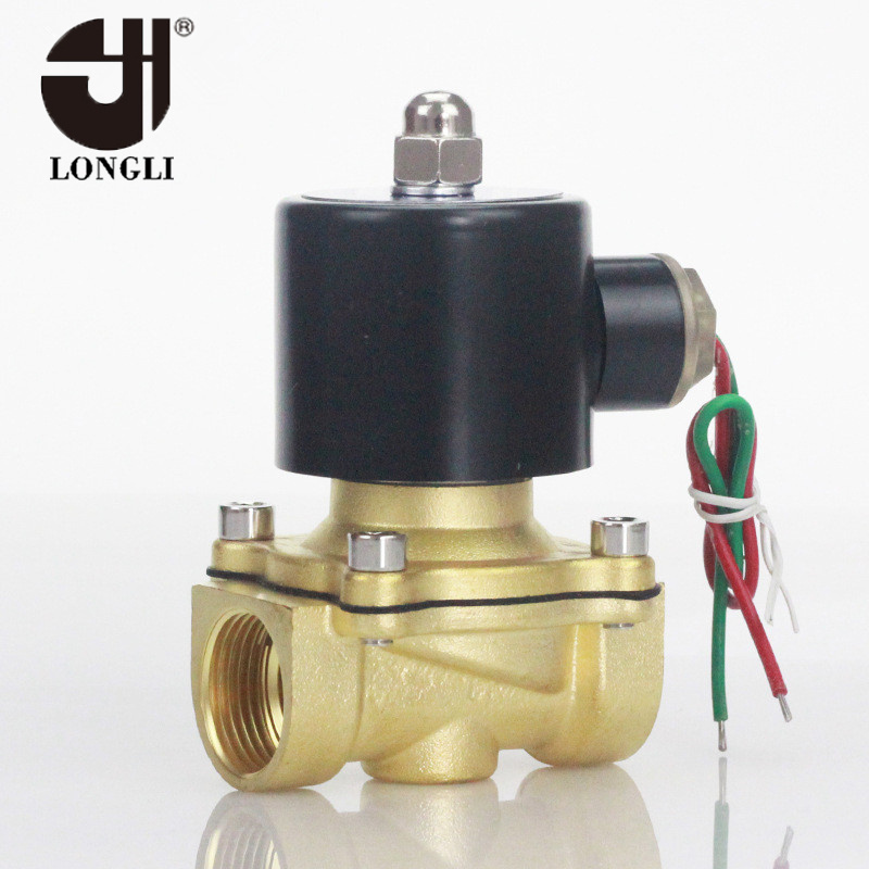 2W-200-20 low pressure solenoid control brass drain valve