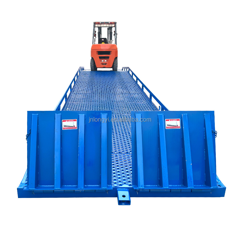 Factory Promotion Hydraulic Forklift Ramp For Loading Mobile Container Loading Ramp