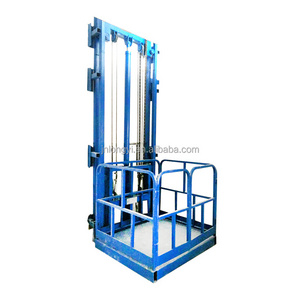 Easy Assembled Warehouse Factory Stable Loading Cargo Lift Hydraulic Steel Frame Small Freight elevator