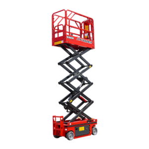 Self moving high-altitude operation lifting platform Portable lifting scissor forklift Outdoor glass cleaning lifting platform