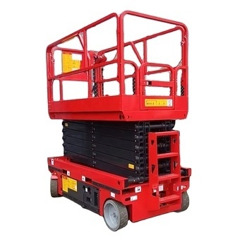 Self moving scissor lift Fully self elevating high-altitude work vehicle Electric hydraulic lifting platform