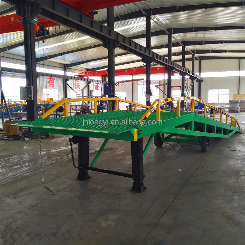 Factory Promotion Hydraulic Forklift Ramp For Loading Mobile Container Loading Ramp