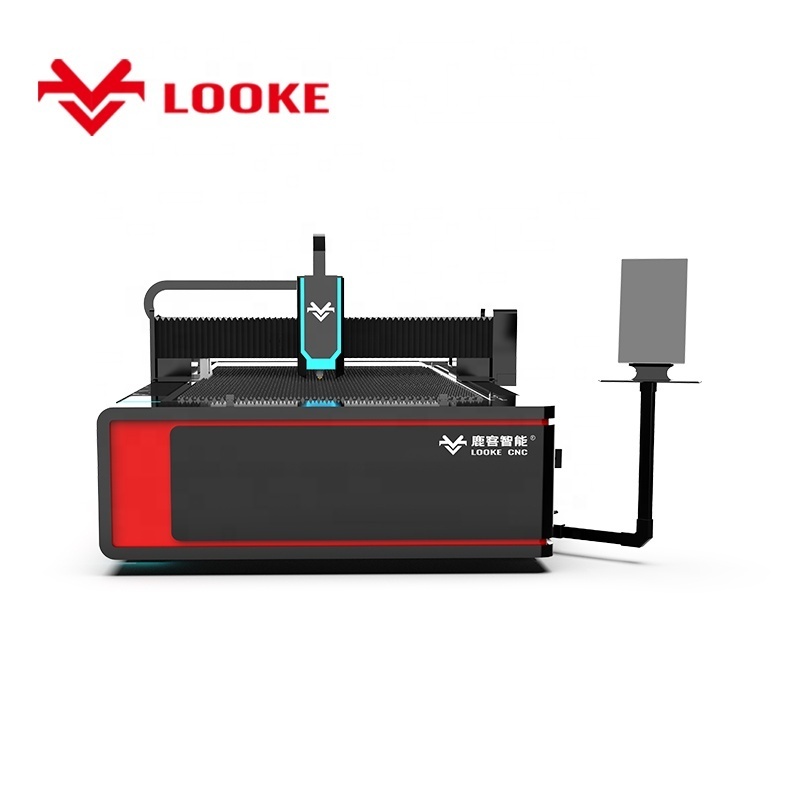 3015 3KW 6KW Fiber Laser Cutting Machine 1530 Full Enclosed Cover With Auto Exchange Table For Sheet Metal Cutting