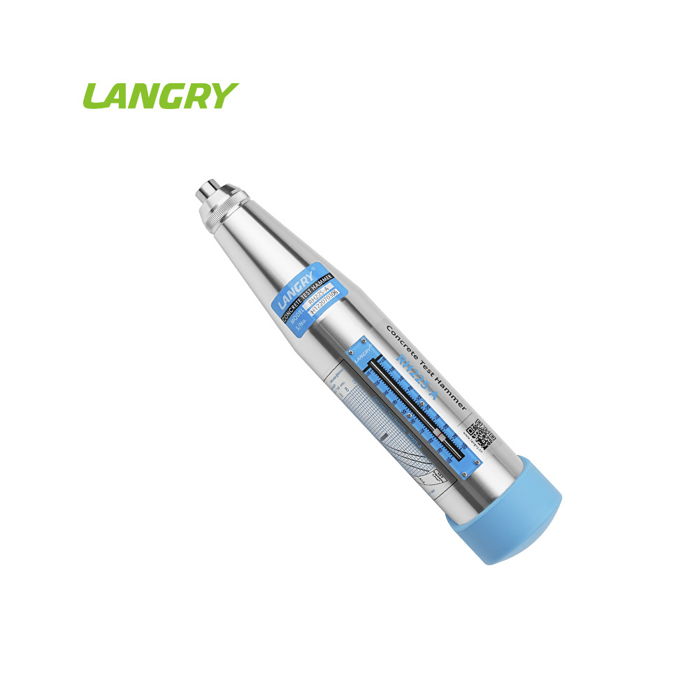 LANGRY HT225-N  Concrete Test Hammer   Rebound  Resiliometer Tester Schmidt Hammer With  Impact Testing 2.207J