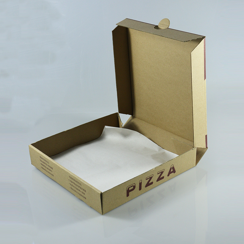 cardboard paper pizza box