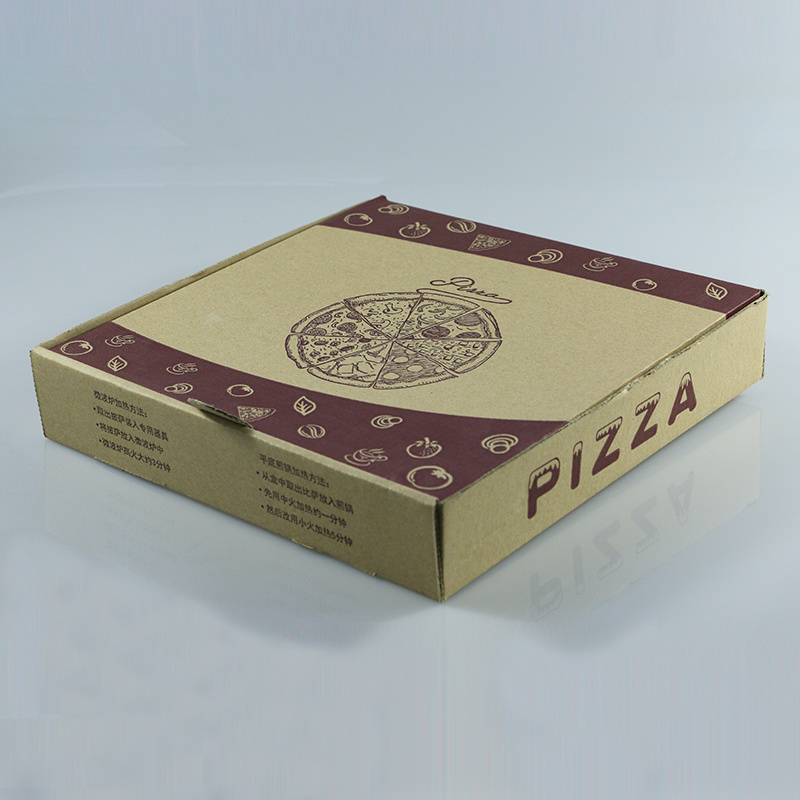 cardboard paper pizza box