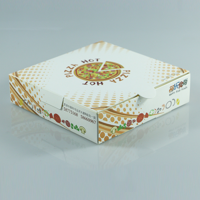 cardboard paper pizza box