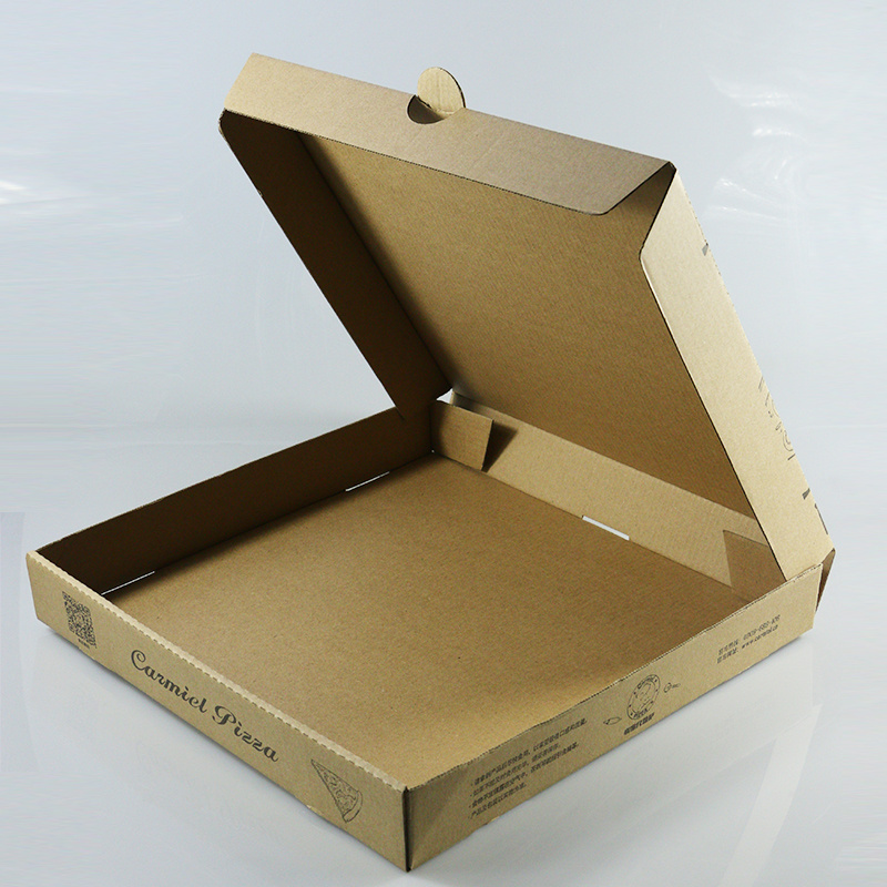 cardboard paper pizza box