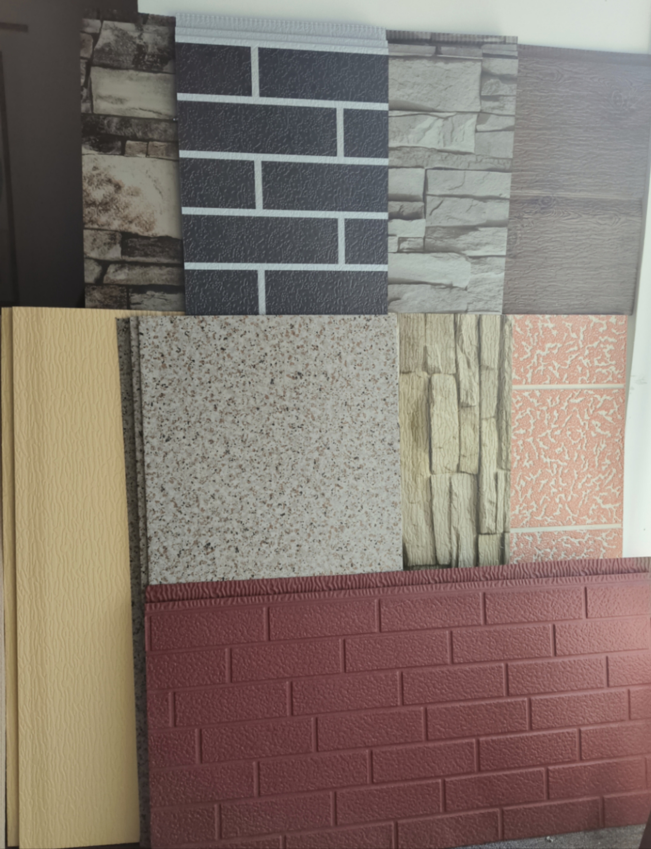 Brick 3d Foam Wall Panel Eps Structural Insulated Panels Polyurethane For Exterior Garage Wall Panel