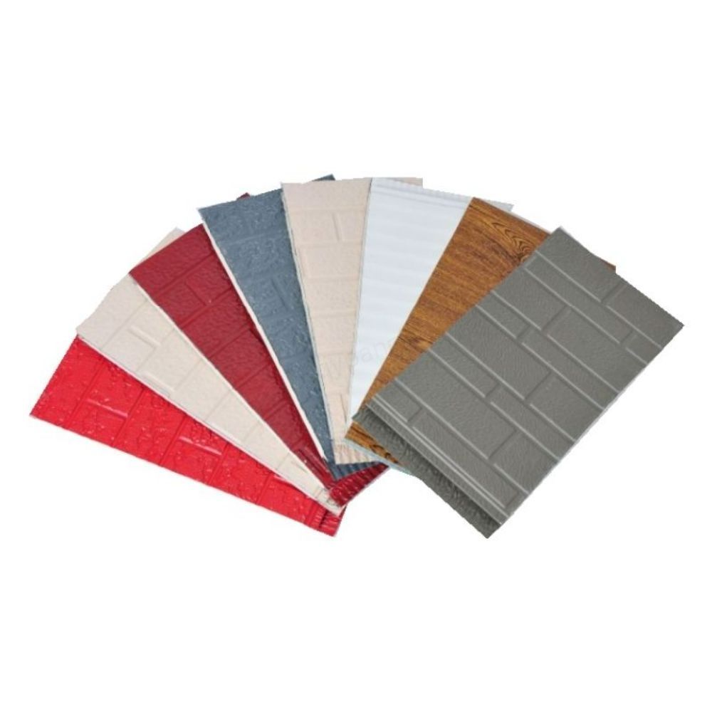 Made in china Fireproof Insulated Roof Metal Sheet Polyurethane Foam Aluminum Sandwich Roofing Panels