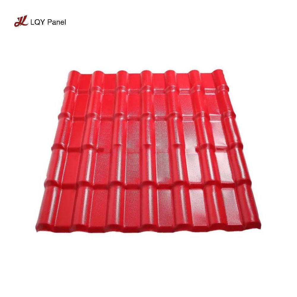 Asa Synthetic Resin Pvc Tile Fireproof And Waterproof Super Weather-Resistant Spanish Roof Tile