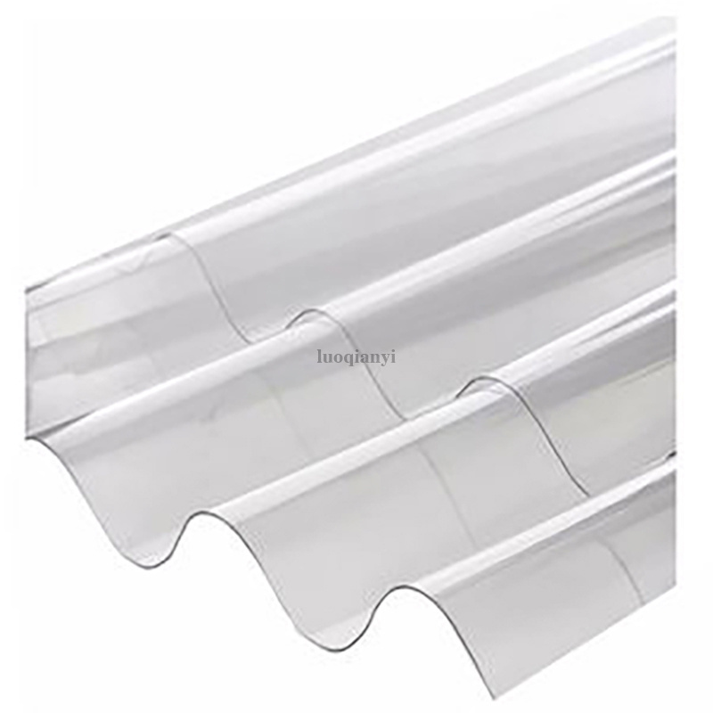 FRP transparent balcony cover sheet FRP shingles traditional FRP clear   for outdoor house building roof and wall