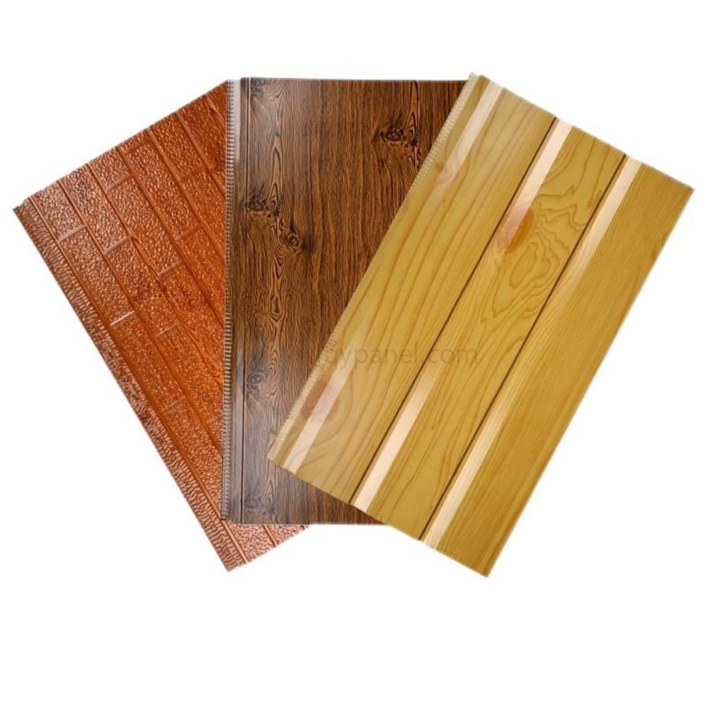 Wood Grain Sandwich Panel External Wall Sandwich Board  Thermal Insulation Panel For Cold Room