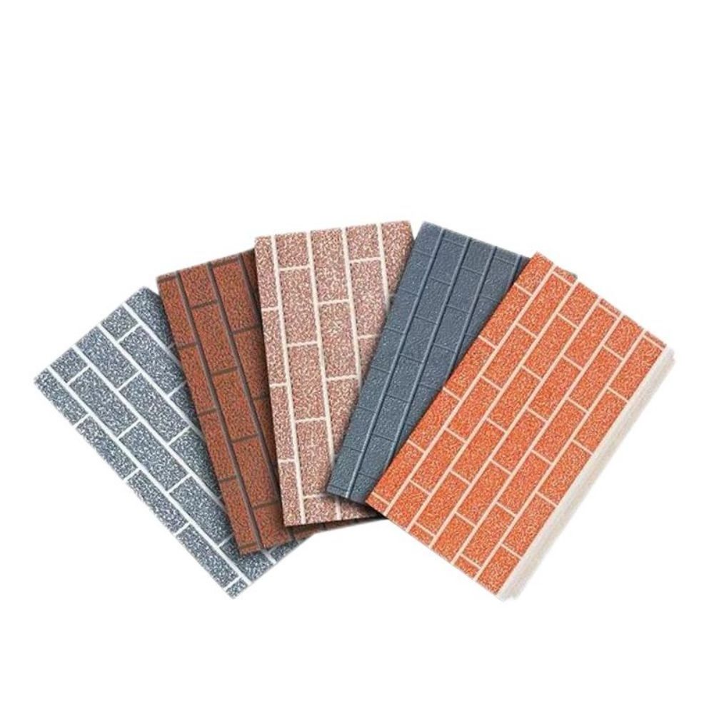 High Quality Aluminum Foil Color steel coating PU Sandwich Panels  Thermal Insulation 20mm Villa Exterior Wall Decoration