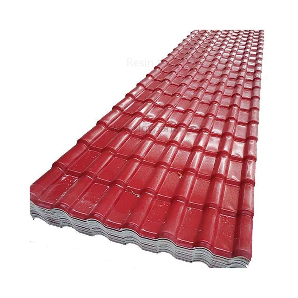 supplier pvc water proof sheet decoration anti-corrosion plastic asa pvc resin roof tiles