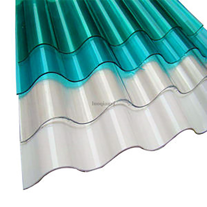 FRP transparent balcony cover sheet FRP shingles traditional FRP clear   for outdoor house building roof and wall