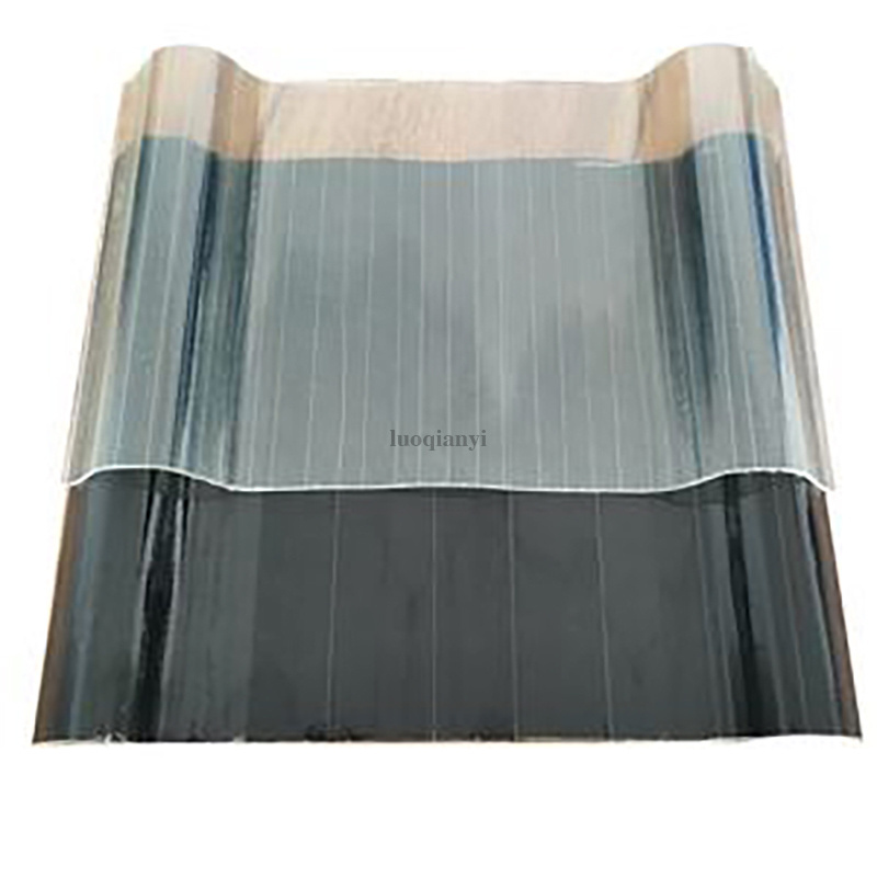 FRP transparent balcony cover sheet FRP shingles traditional FRP clear   for outdoor house building roof and wall