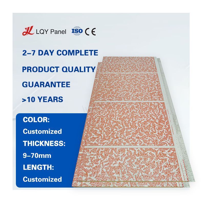 LQY Metal siding panels calgary cold room sandwich panel decorative insulating wall panels