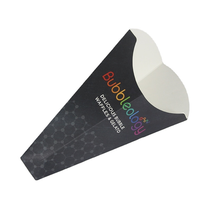 Paper cone for Crepe cone Bubble Waffle holder