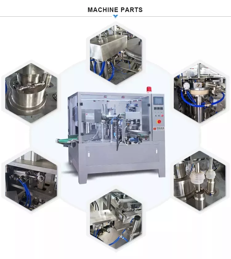 JIENUO   Pet Food Packaging Machine Cat Dog Food Pouch Filling Machine Pouch Packaging Machine