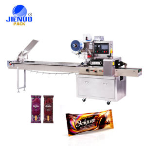 Automatic Commercial Croissant Flat Pizza Bread Pillow Bag Packing Machine