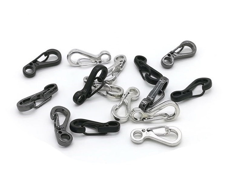 Mini 25mm SF Spring Carabiner For Bracelets EDC Keychain Hook