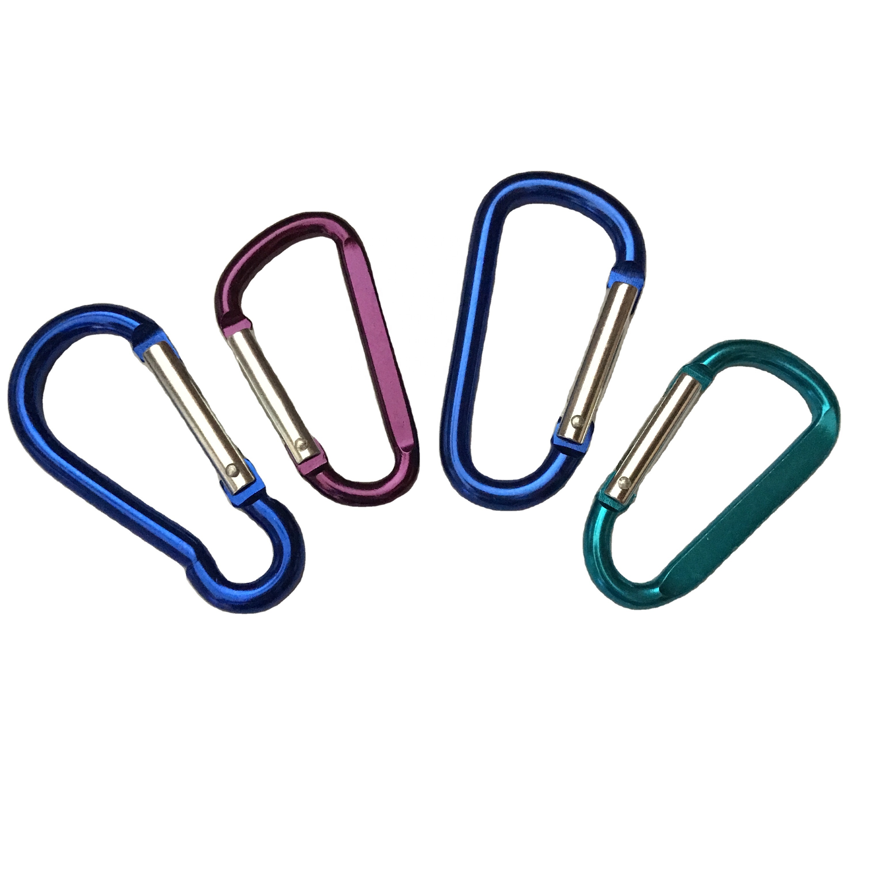 Multi-function Aluminum alloy carabiners hook flat wire gate carabiner