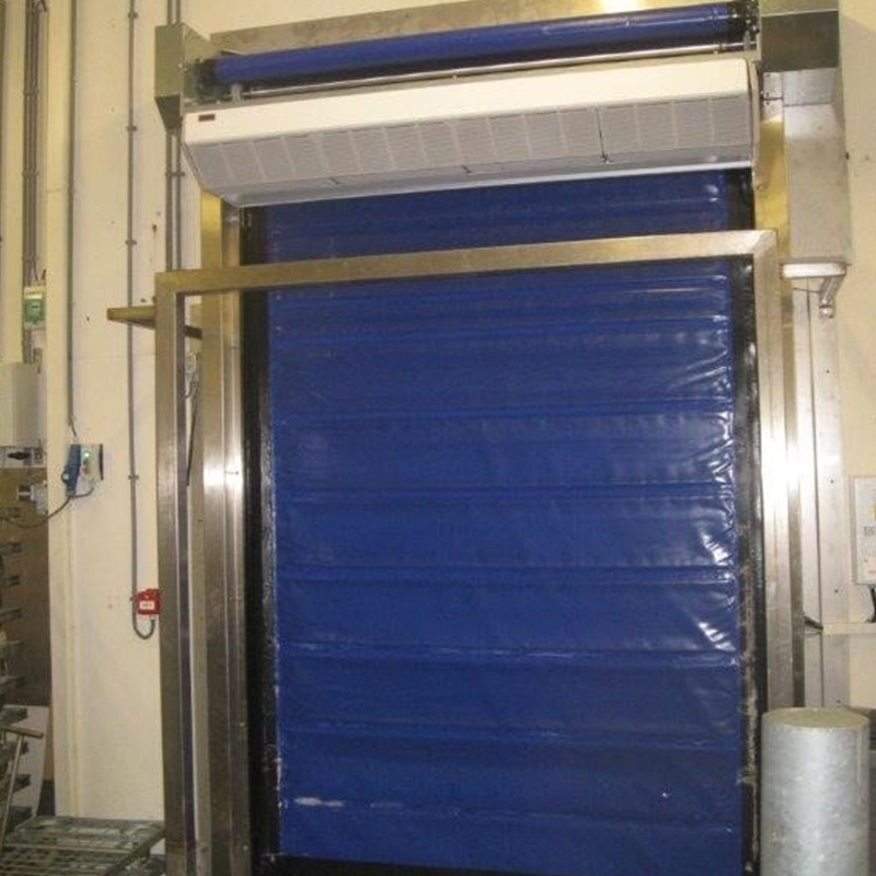 Manufacturer Low FOB Automatic Cold Storage Freezer Room PVC High Speed Roller Shutter Doors