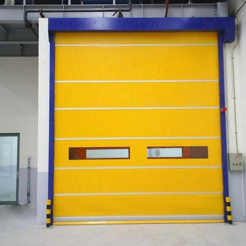 Aluminum Alloy Automatic Fast Door Logistics Clean Room Automatic Rolling Door Remote Control Geomagnetic Rolling Door