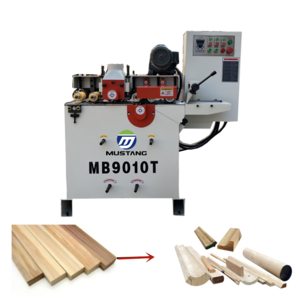 MB9010T Mustang Automatic High Speed Wooden Shovel Handle Round Wood Rod Broom Wood Stick Making Machine