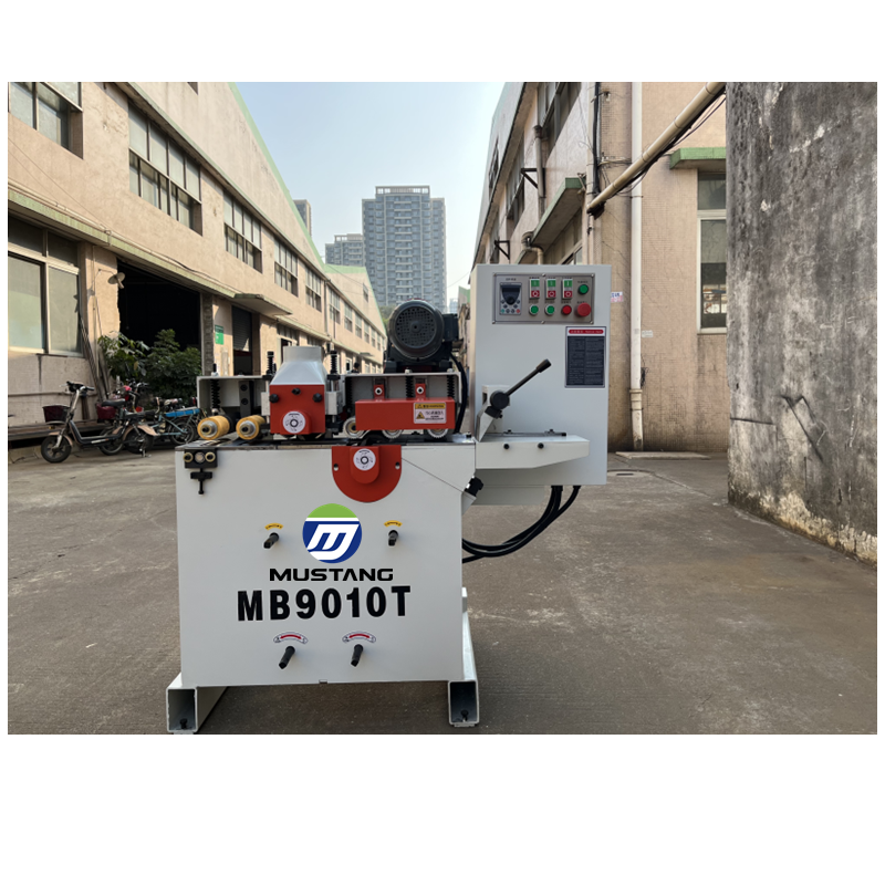 MB9010T Mustang Automatic High Speed Wooden Shovel Handle Round Wood Rod Broom Wood Stick Making Machine