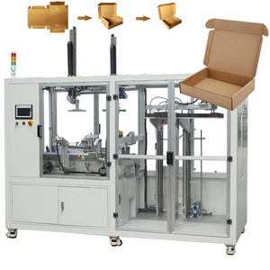 Corrugated Tray Erector Machine Cardboard Fruit Box Forming Machine Pizza Box Making Machine