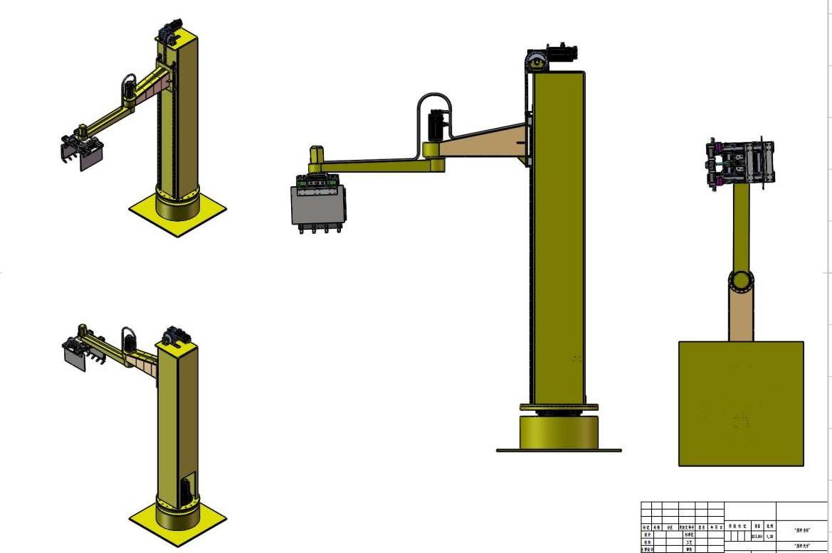 Single Column Palletizer/ Carton Case Bag Palletizer Machine/ Auto Palletzing Machine